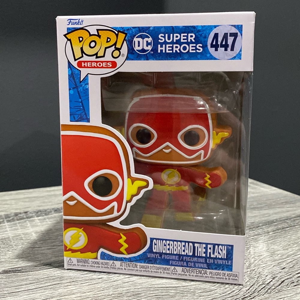 Funko Pop! Heroes |  DC Super Heroes #447: Gingerbread The Flash - Vinyl Figure